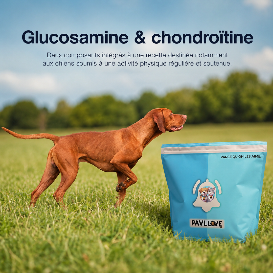 Croquettes chienne gestante haute énergie Pavllove fabriquées en Auvergne