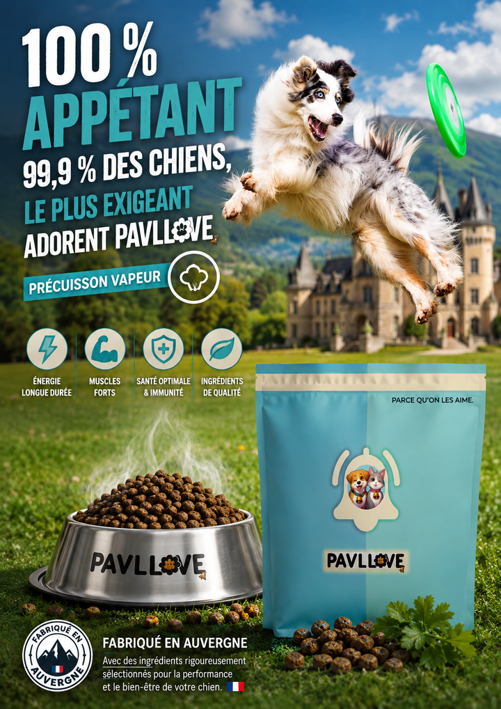 Croquettes pour chienne en gestation à besoins nutritionnels élevés