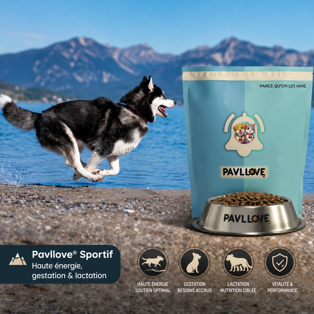 Croquettes chien très actif avec glucosamine et chondroïtine Pavllove