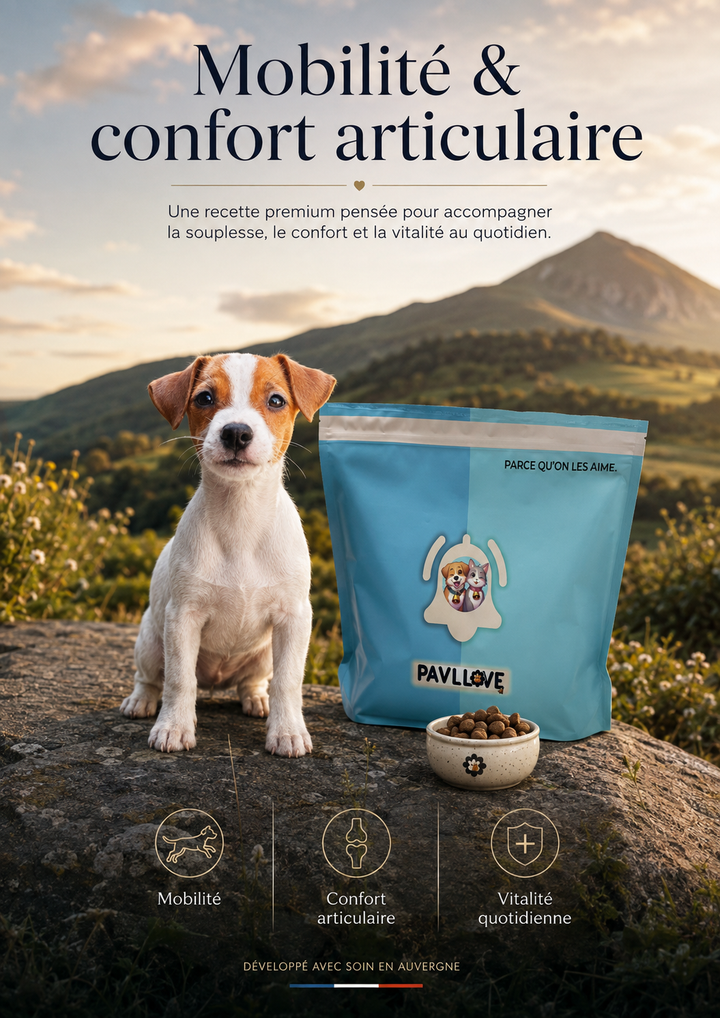 Croquettes pour petit chien aux oméga 3 pour peau saine et beau pelage
