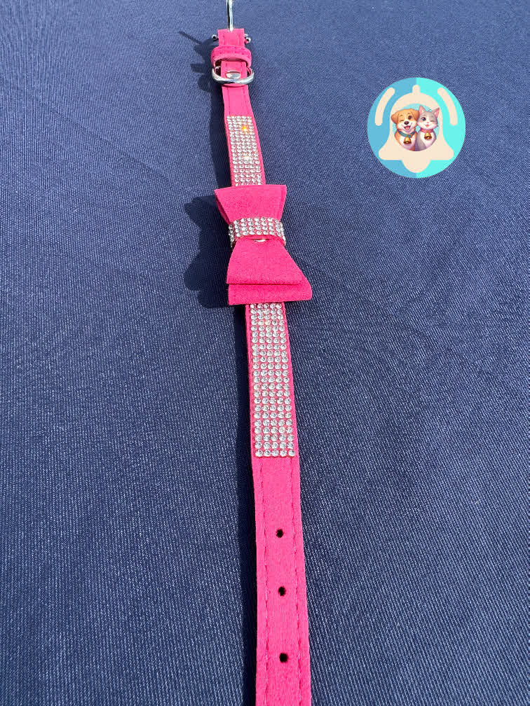 nœud papillon brillant pour chien