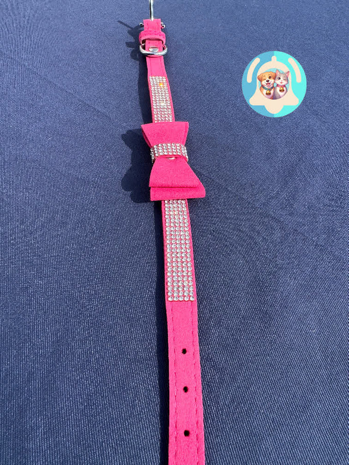 nœud papillon brillant pour chien