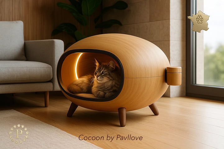 sculpture fonctionnelle Pavllove pour animaux de luxe