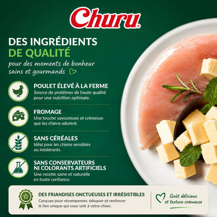 🐶 Topping Poulet & Fromage 14g (sauce)